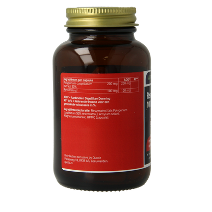 All Natural Resveratrol 100mg 60 Capsules