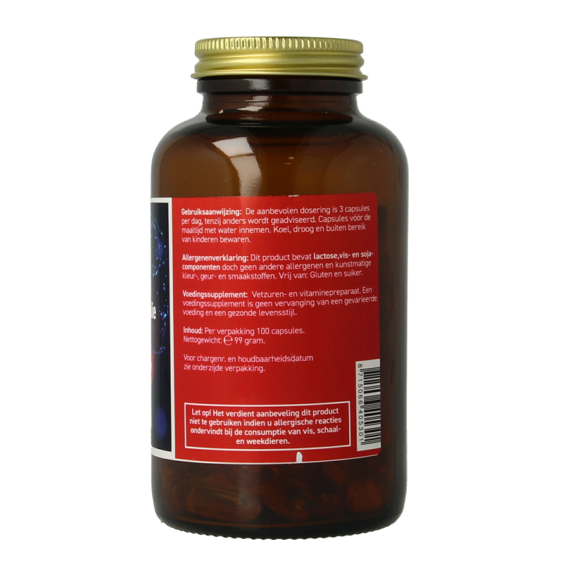 All Natural Omega 3 3000mg zuivere visolie 100 Capsules