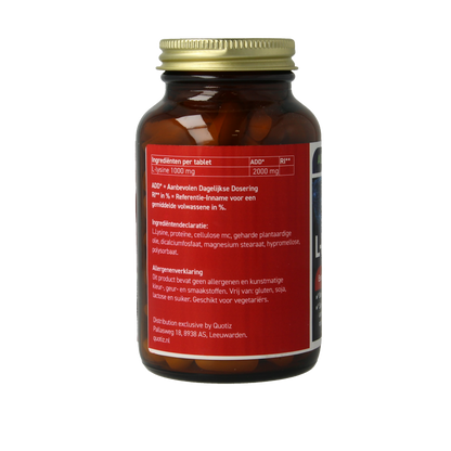 All Natural L-Lysine 2000mg 100 Tabletten