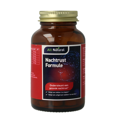 All Natural Nachtrust formule 90.00 Tabletten