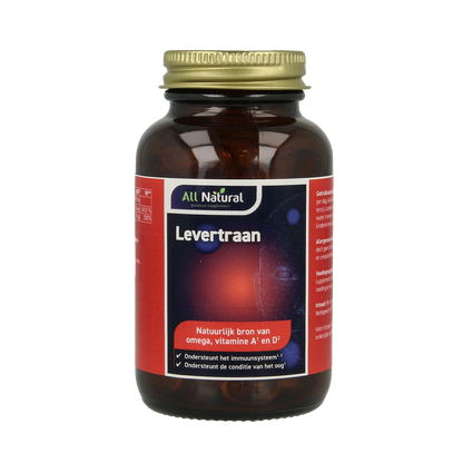 All Natural Levertraan vitamine a & d 100.00 Capsules