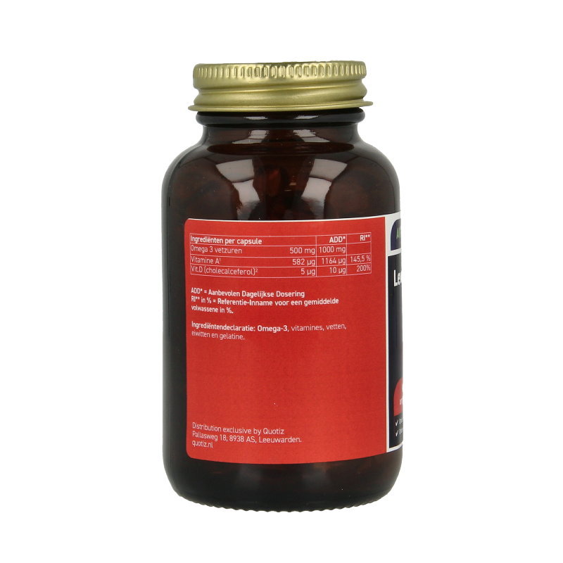 All Natural Levertraan vitamine a & d 100 Capsules