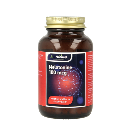 All Natural Melatonine 100mcg 500.00 Tabletten
