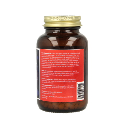 All Natural Melatonine 100mcg 500 Tabletten