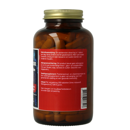 All Natural Vitamine C 1000 met bioflavonoiden & rozenbottel 200 Tabletten