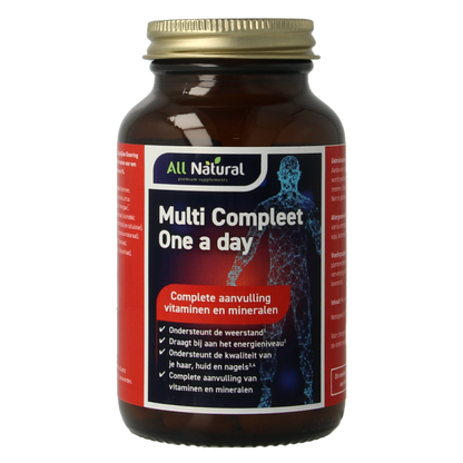 All Natural Multi compleet one a day 100 Tabletten