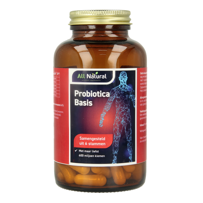 All Natural Probiotica basis 120 Vegetarische capsules