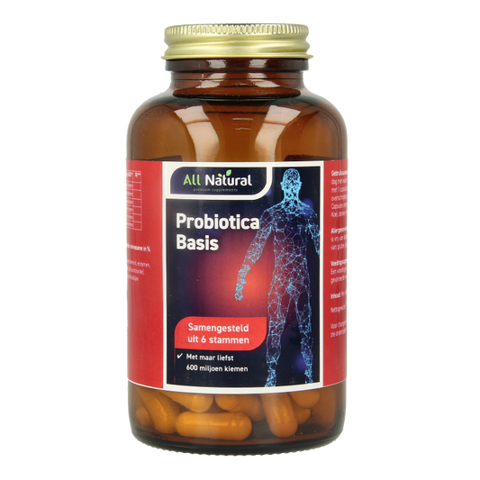 All Natural Probiotica basis 120 Vegetarische capsules
