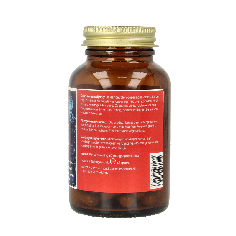 All Natural Probiotica & enzymen 60 Vegetarische capsules