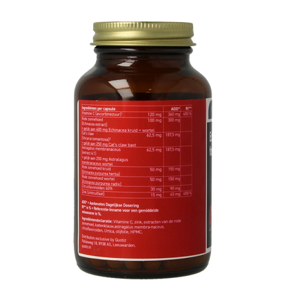 All Natural Echinacea forte plus cats claw 120 Vegetarische capsules