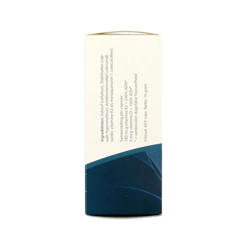 Springfield MenaQ7 Forte vitamine K2 180 mcg 60 Vegetarische capsules