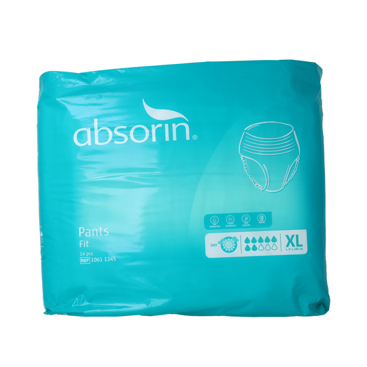 Absorin Comfort pants fit maat XL  14.00 Stuks
