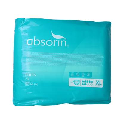 Absorin Comfort pants fit maat XL  14.00 Stuks
