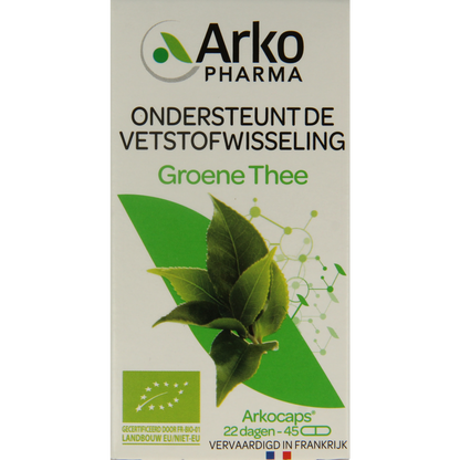 Arkocaps Groene thee bio 45.00 Capsules
