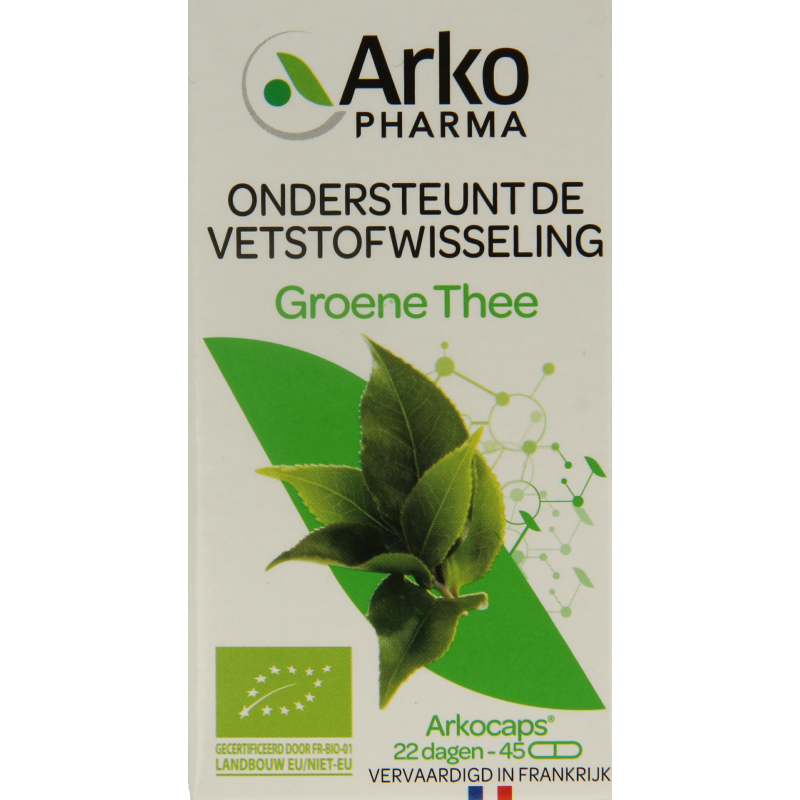 Arkocaps Groene thee bio 45 Capsules
