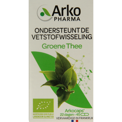 Arkocaps Groene thee bio 45 Capsules