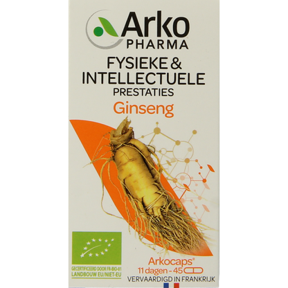 Arkocaps Ginseng bio 45.00 Capsules