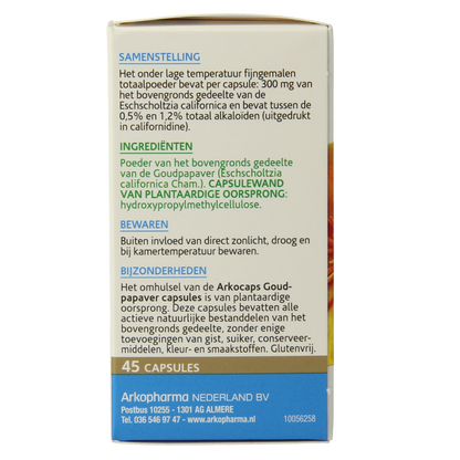 Arkocaps Goudpapaver 45 Capsules