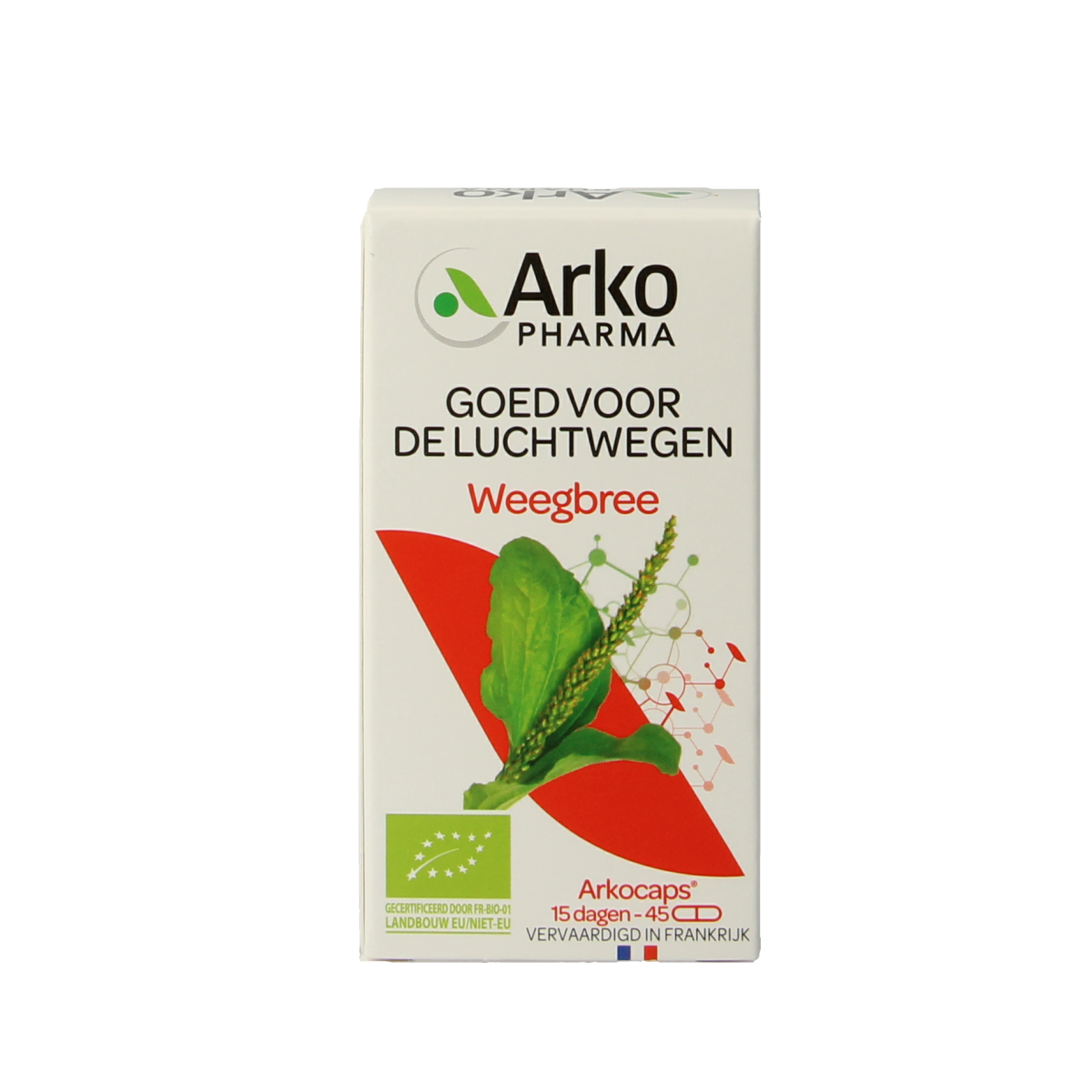 Arkocaps Weegbree bio 45.00 Capsules