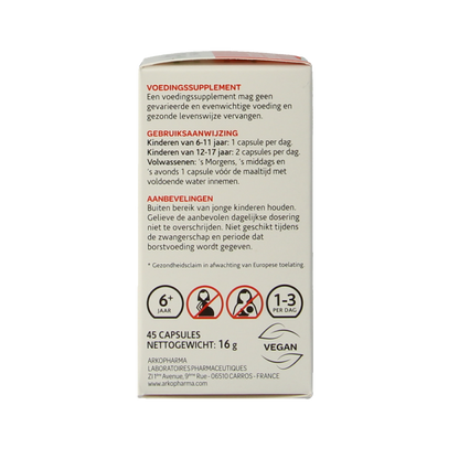 Arkocaps Weegbree bio 45 Capsules