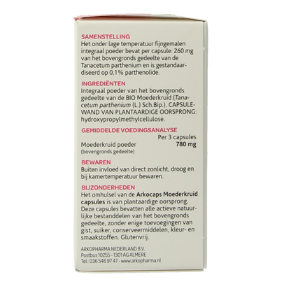 Arkocaps Moederkruid bio 45 Capsules