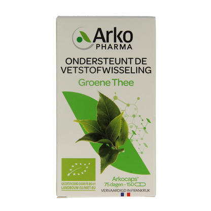 Arkocaps Groene thee bio 150 Vegetarische capsules