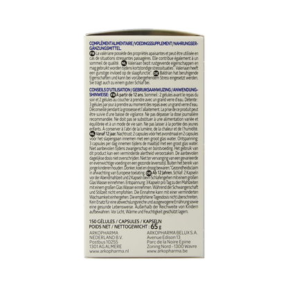 Arkocaps Valeriaan bio 150 Capsules
