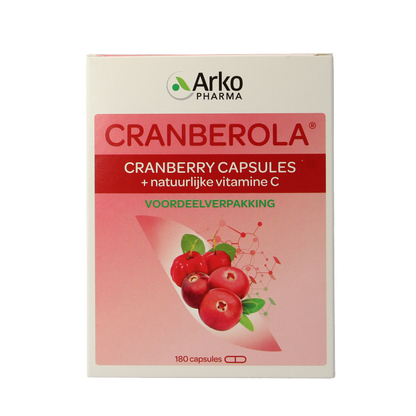 Cranberola Cranberry capsules 180 Vegetarische capsules