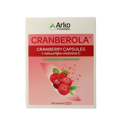 Cranberola Cranberry capsules 180 Vegetarische capsules