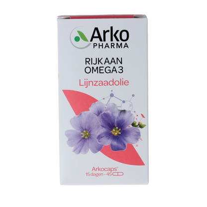 Arkocaps Lijnzaadolie 45.00 Capsules