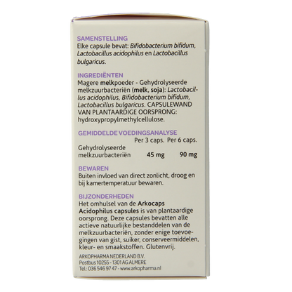 Arkocaps Acidophilus complex 45 Capsules