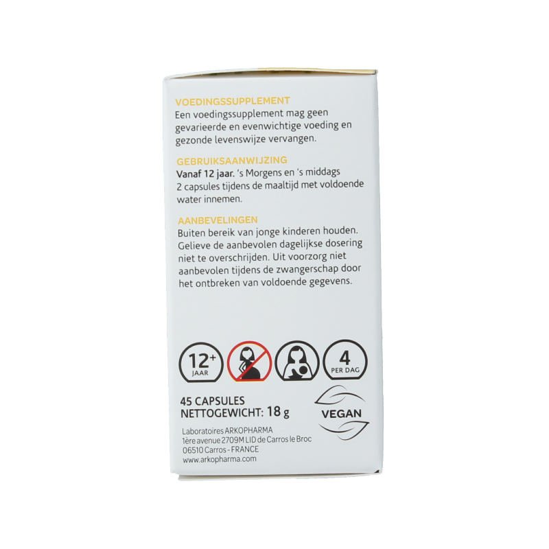 Arkocaps Paardebloem bio 45 Capsules