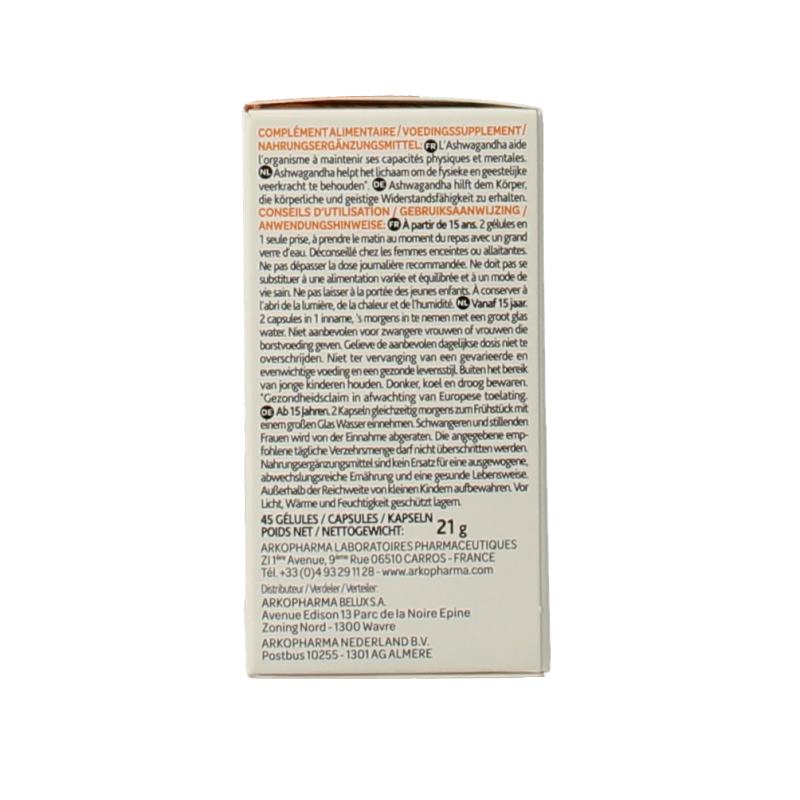 Arkocaps Ashwagandha bio 45 Capsules
