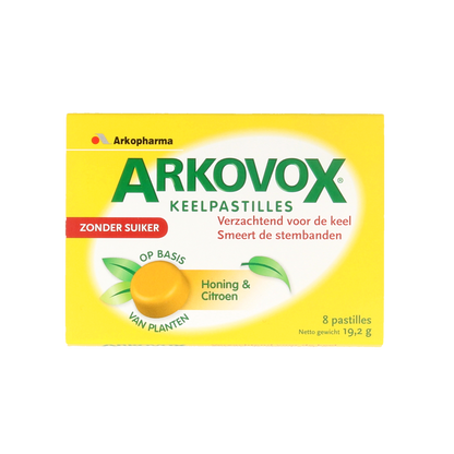 Arkovox Honing citroen keelpastilles 8.00 Pastilles