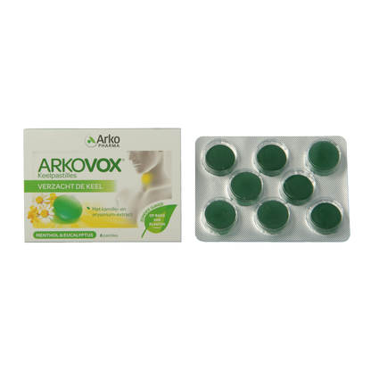 Arkovox Menthol eucalyptus keelpastilles 8 Pastilles