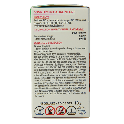 Arkocaps Rode gist rijst bio 45 Capsules