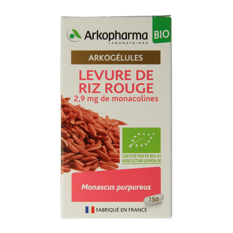 Arkocaps Rode gist rijst bio 150 Capsules