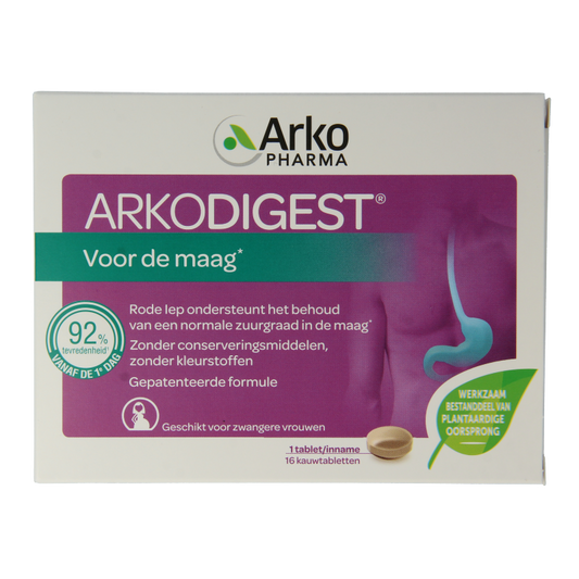 Arkocaps Arkodigest 16 Kauwtabletten