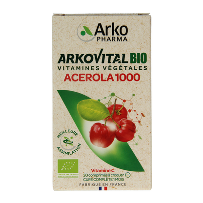 Arkovital Acerola 1000 bio 30 Kauwtabletten