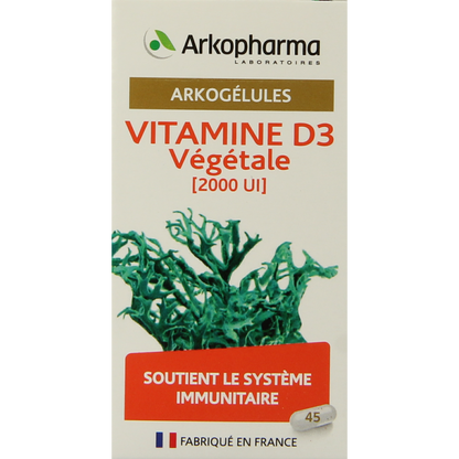 Arkocaps Vitamine D3 2000IE vegan 45.00 Capsules