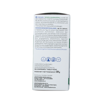 Forcapil Tegen haaruitval prom 90 Tabletten