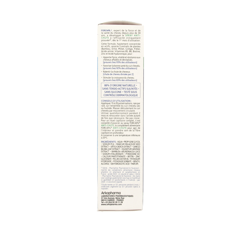 Forcapil Tegen haaruitval spray 125 Milliliter