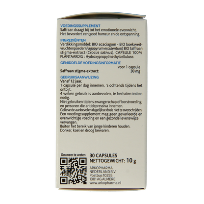 Arkocaps Saffraan bio 30.00 Capsules