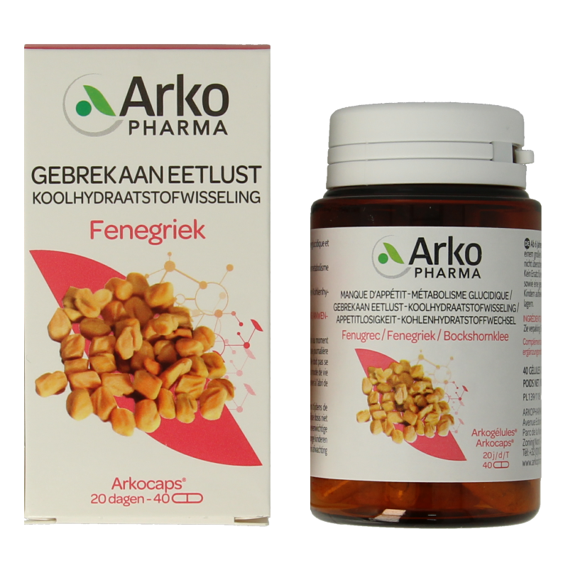 Arkocaps Fenegriek 40 Capsules