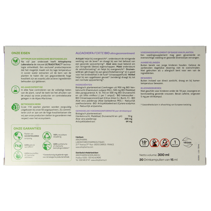 Arkofluids Alcachofa forte bio 20 Ampullen