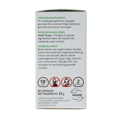 Arkocaps Guarana bio 40 Capsules