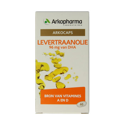 Arkocaps Levertraanolie 60 Capsules