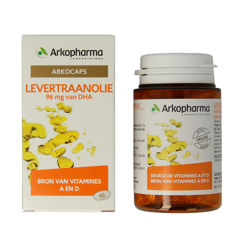 Arkocaps Levertraanolie 60 Capsules