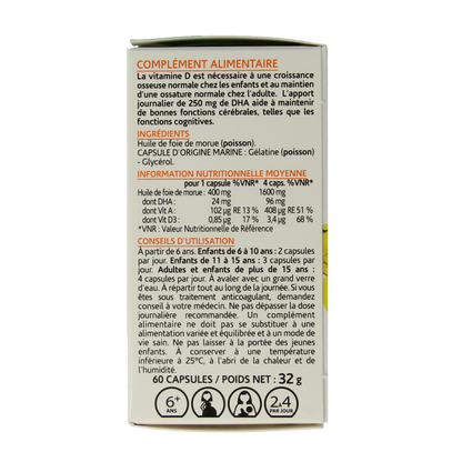 Arkocaps Levertraanolie 60 Capsules