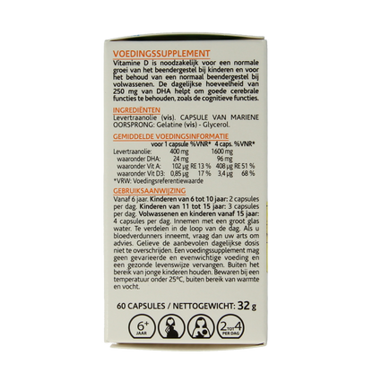 Arkocaps Levertraanolie 60 Capsules